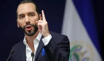 Presidente de El Salvador, Nayib Bukele.
