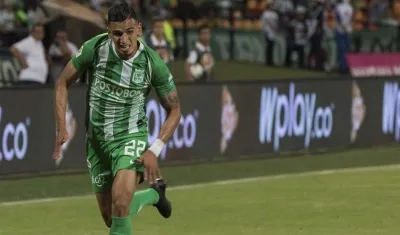 Daniel Muñoz, jugador del Atlético Nacional. 
