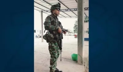 Kevin Castellanos Pedroza, el soldado profesional fallecido.