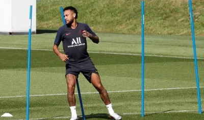 Neymar, delantero brasileño. 