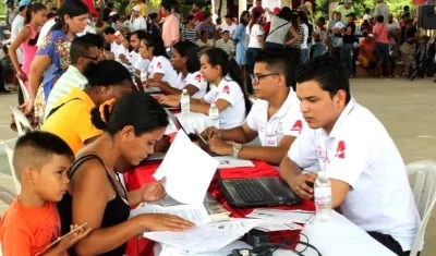 Jornada de atención a venezolanos.