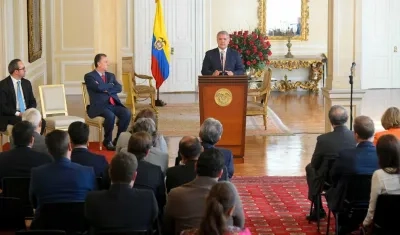 El Presidente de la República, Iván Duque.