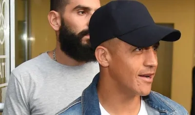 Alexis Sánchez, delantero del Inter de Milán. 