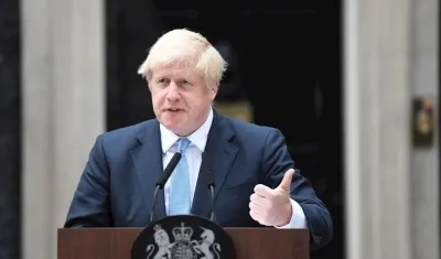 El primer ministro británico, Boris Johnson. 