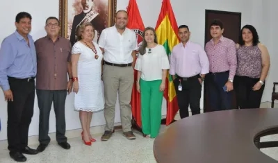 Imagen de las directivas de la Universidad Libre.