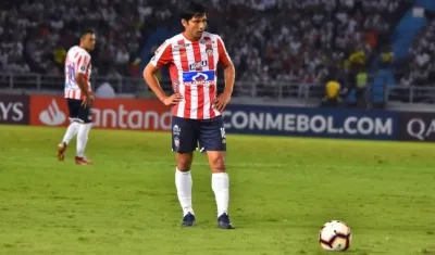 Matías Fernández, jugador chileno de Junior. 