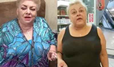 'Paquita la del barrio' y la mujer que insultó a Martín Santos.