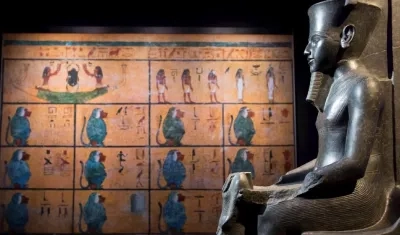 Exposición del faraón Tutankamón.