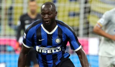 Romelu Lukaku, delantero del Inter Milán. 