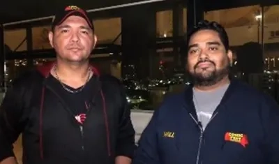 Yesid Torres Director de la convención y  Wilson Perez Gerente de la convención