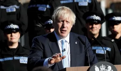 Boris Johnson, primer ministro británico.