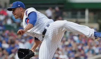 José Quintana, lanzador de los Cachorros. 