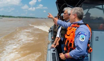 El Presidente Iván Duque durante su visita el pasado 25 de agosto a la Amazonía colombiana,