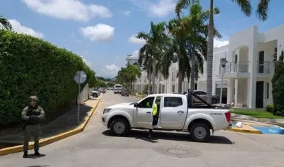 Allanamiento en la residencia de Elkin López Torres, alias ‘La Silla’, en Valledupar
