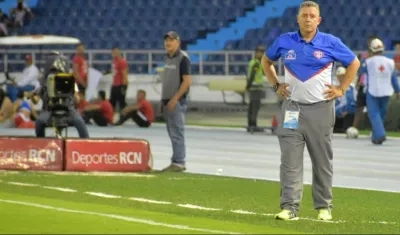 Pedro Sarmiento, DT del Unión Magdalena.