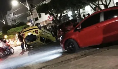 Así quedó uno de los 'zapaticos'.