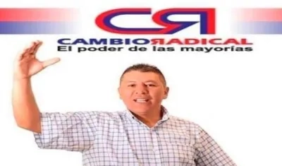 El candidato Oscar Lombana.