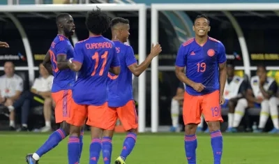 Colombia viene de empatar ante Brasil. 