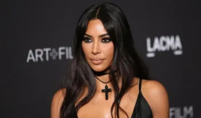 La celebridad estadounidense Kim Kardashian.