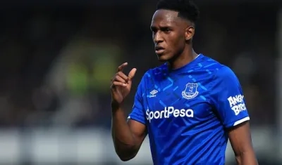 Yerry Mina, futbolista colombiano.