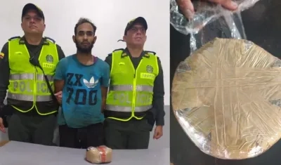 El hombre fue conducido a la URI de la Fiscalía.