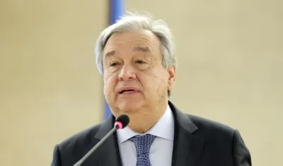 El secretario general de la ONU, António Guterres.
