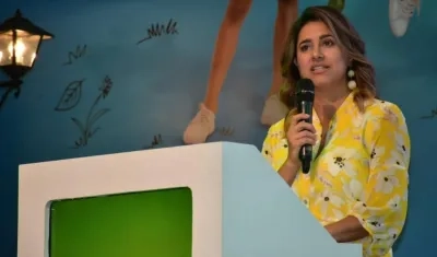 La Primera Dama de la Nación María Juliana Ruiz