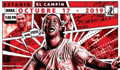 Ronaldinho jugará con Santa Fe. 