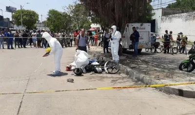 Delincuente abatido en la carrera 23 con calle 41.