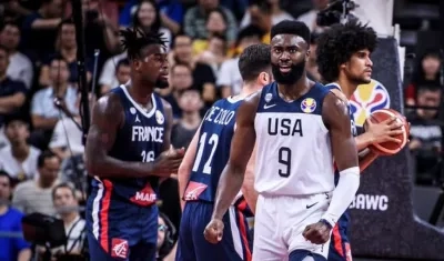 Los franceses dominaron los rebotes.