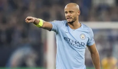 Vincent Kompany, defensa belga. 
