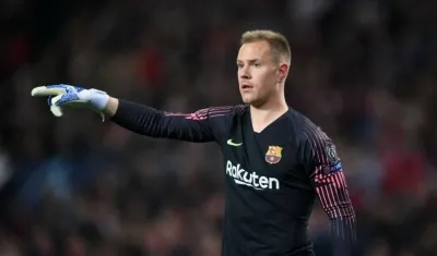 Marc André Ter Stegen, arquero del Barcelona FC.