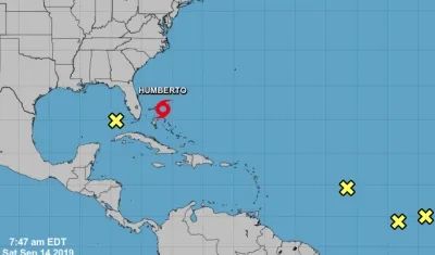 Huracán Humberto.