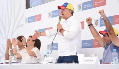 Iván Duque, presidente de la República de Colombia.