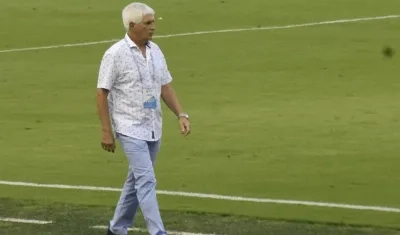 Julio Comesaña, técnico de Junior. 