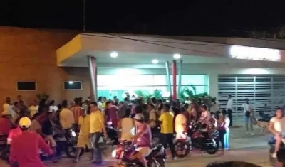 El lesionado fue llevado inicialmente al Hospital de Puerto Colombia.