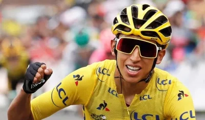 Egan Bernal, ciclista colombiano. 