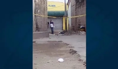 Lugar de los hechos en La Chinita.