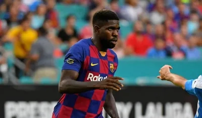 Samuel Umtiti, defensa del Barcelona. 