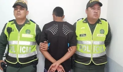 El adolescente fue aprehendido en el barrio Rebolo.