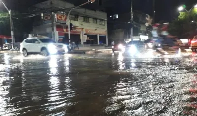 En Barranquilla comenzó a sentirse la onda en la noche de hoy.
