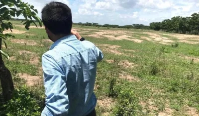 El lote escogido para la construcción de la megacárcel.