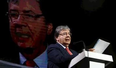 El Canciller, Carlos Holmes Trujillo.