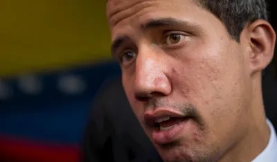 Juan Guaidó, líder opositor.