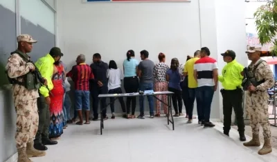 Estos son los capturados.