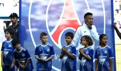 Neymar, delantero brasileño. 