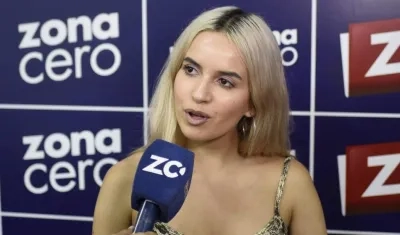 La cantante Pedrina.