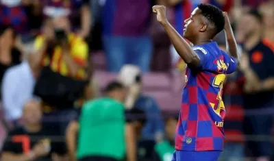 Ansu Fati, jugador del Barcelona. 