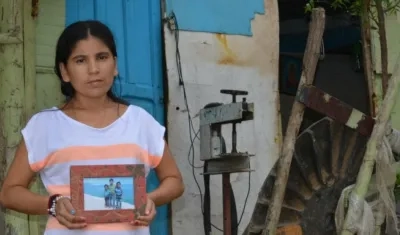 Yuliana Sanguino, madre de Albertico Cardona, después de un año de su desaparición.