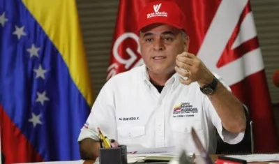 El ministro de Petróleo de Venezuela, Manuel Quevedo.